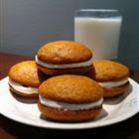 Pumpkin Whoopie Pies with Cream Cheese filling