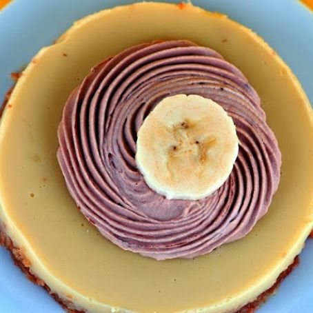 Banana Pudding Panna Cotta with Vanilla Wafer Crust and Nutella Whipped Cream