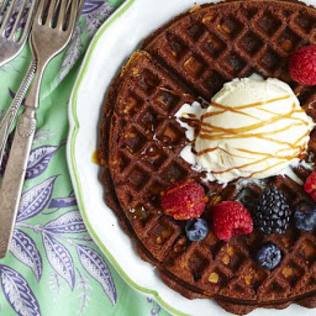 Fudgy Waffle Brownies