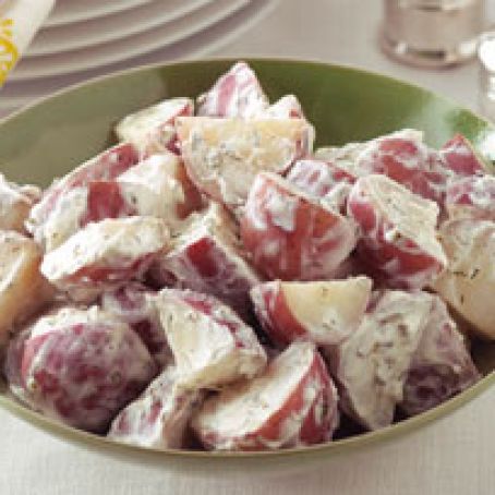 New Potatoes in Creamy Dill Sauce