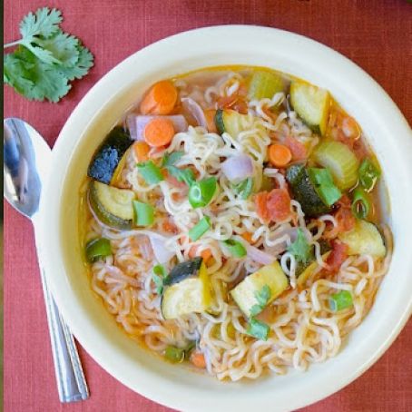Ramen Vegetable Soup