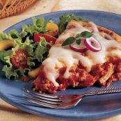 Impossibly Easy Italian Chicken Pie