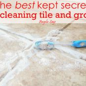 Easy Way to Clean Tile and Grout Tile