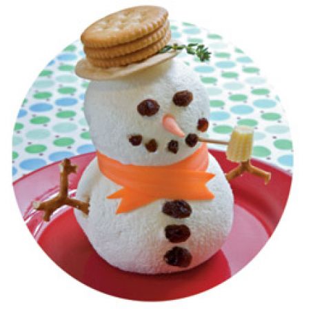 Cheese ball, Snowman