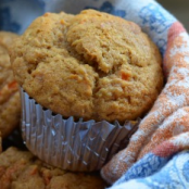 Whole-Wheat Carrot Applesauce Muffins