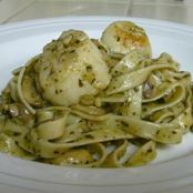 ***Shannon's Scallop Pesto Pasta