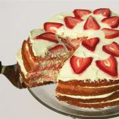 Strawberry Lemonade Layer Cake!!