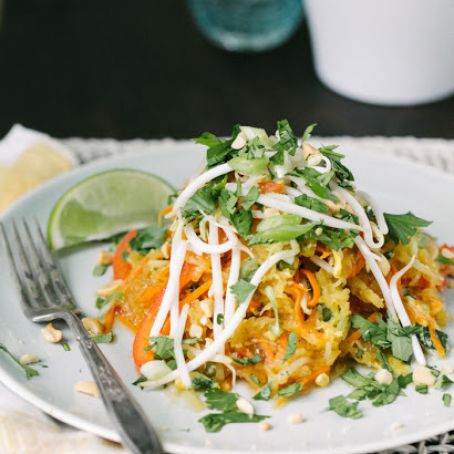 Spaghetti Squash Pad Thai Recipe | Yummly
