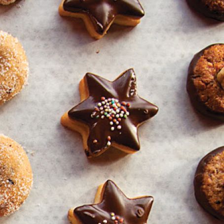 Schokiladen-Butter-plätzchen (Chocolate-Dipped Shortbread Cookies) Recipe | SAVEUR