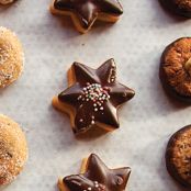 Schokiladen-Butter-plätzchen (Chocolate-Dipped Shortbread Cookies) Recipe | SAVEUR