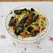 Mussel Linguine, Granddad's  (Linguine con cozze di Nonno)