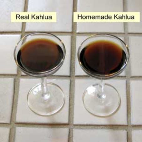 Homemade Kahlua (Coffee Liqueur)