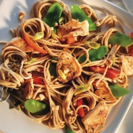 Peanut Chicken & Soba Noodles