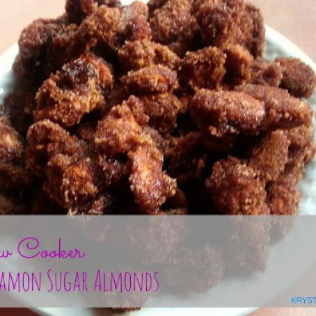 Crock Pot Cinnamon Sugar Almonds