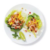 Shrimp and Mango Lettuce Wraps