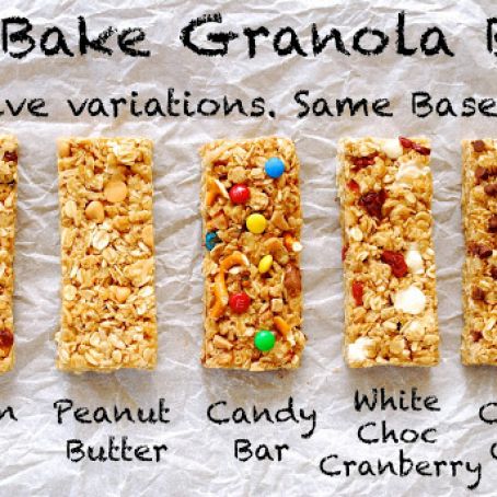 No Mixer Granola Bars