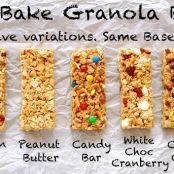 No Mixer Granola Bars