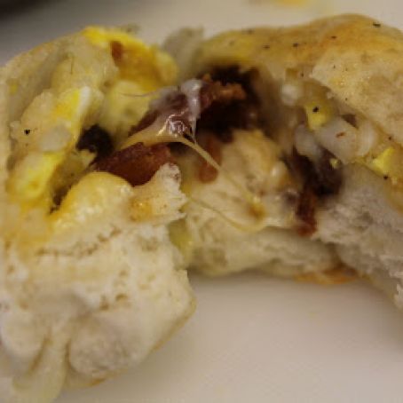 stuffed breakfast biscuits