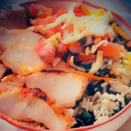 Southwest chicken dinner