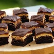 Peanut Butter Truffle Brownies