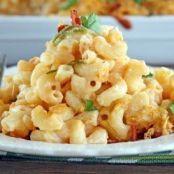 Jalapeno Popper Buffalo Chicken Macaroni and Cheese