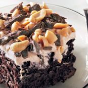 Chocolate–Peanut Butter Fun Cake