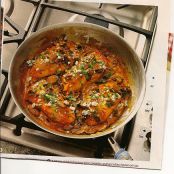 Chicken Marsala with Gorgonzola