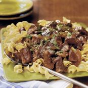 Beef with Red Wine Sauce