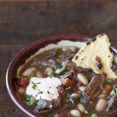 Short Rib Stew with Paprika Sour Cream
