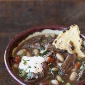 Short Rib Stew with Paprika Sour Cream