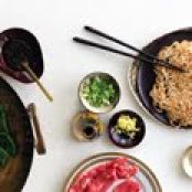 Beef and Snow Peas with Panfried Noodles