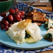 Baked Brie Spanakopita