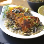 Boneless, Skinless Chicken w/Mushroom Gravy