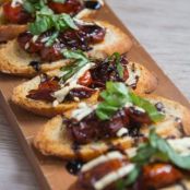 Balsamic Tomato Crostinis