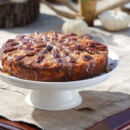Pecan Upside-Down Cake (1-Layer)