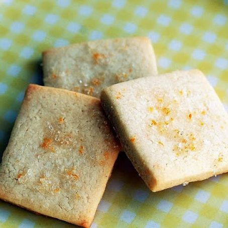 Meyer Lemon Vanilla Shortbread