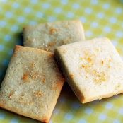 Meyer Lemon Vanilla Shortbread