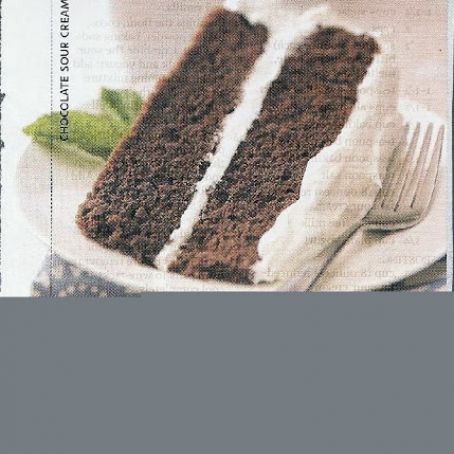 Chocolate Sour Cream Torte