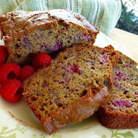 Banana Raspberry Bread