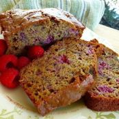 Banana Raspberry Bread