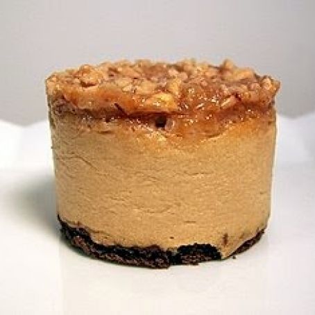 Individual Mocha Toffee Crunch Cheesecakes