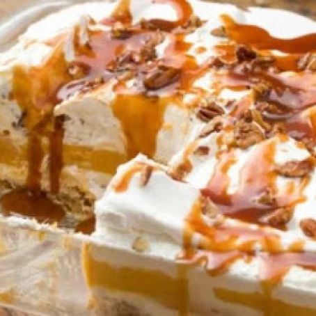 Pumpkin Cheesecake Lasagna