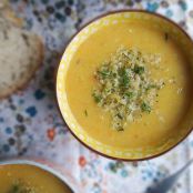 Creamy Potato Carrot Leek Soup