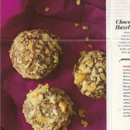 Chocolate- Triple Hazelnut Truffles