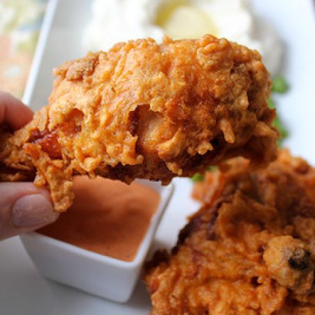 Extra Crispy Spicy Fried Chicken With Delta Sauce
