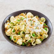 Orecchiette with Peas, Pine Nuts, and Ricotta