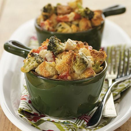 Chicken and Broccoli Cobbler