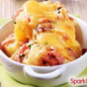 Slow Cooker Ham and Scalloped Potatoes