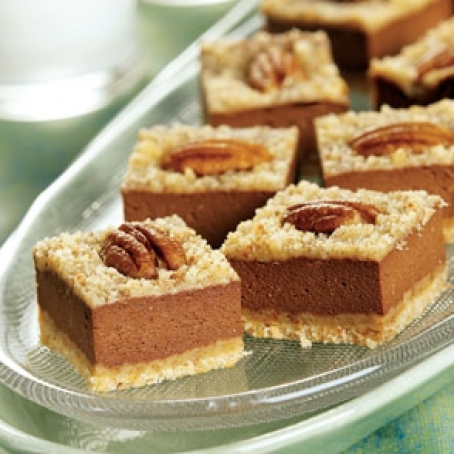 CHOCOLATE ORANGE CHEESECAKE BARS