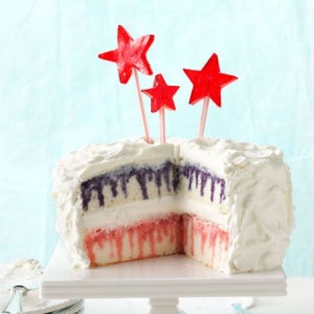 Red, White & Blue Poke Cake